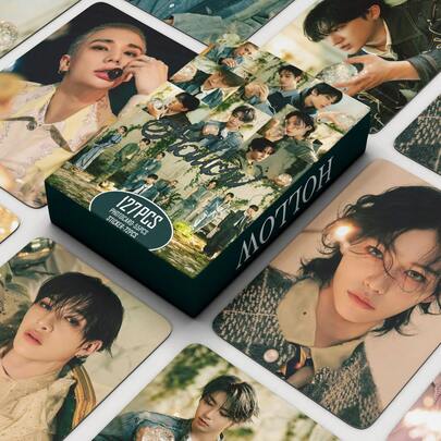 92PCS KPOP StrayKi Ds Photo Card & Sticker Set (60 LOMO + 32 Stickers), HD Album Track Collection Cards, ' (5-Star)' & 'Karma' Series, Bang Ch AnL Ee Know Changbin Fe Lix Seung Min I.N Fan Support Collectibles, Idol Star Merchandise, Pop Music Peripheral, Boxed Gift For Journals & Scrapbooks