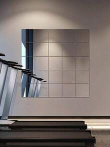 4/8/12pcs/Set 3D Acrylic Mirror Wall Sticker, Classic Square Room Decorating Sticker For Home, 20cm/25cm/30cm Size, 1MM Thickness,Square Combination Wall Stickers, Removable Self-Adhesive Mirror Decals, DIY Decorative Three-Dimensional Hanging Mirrors, Suitable For Home, Gym And Corridor Decoration Room Decor Wall Decor Personalised Stickers Wall Mirror Mirror For Room Home Decor Bathroom Decor Living Room Decor - 1mm - View 5