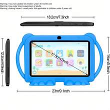 7 Inch Kids Tablet, Tablet For Kids, 1GB 16GB Android Tablet With Case, Parental Control, Children's English Learning Tablet Touch & Eye Protection Function,School Opening Gift, Holiday Gift, Birthday Gift, Gift For Boys, Gift For Girls, Gift To Help With Learning - Multicolor (New) - View 7