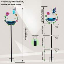 1pc Multi-Functional Bird Feeder With Lightweight And Detachable Design, Convenient For Birds To Feed, Suitable For Garden, Yard, Lawn, Patio, The Best Gift For Bird Lovers, Practical And Easy To Install And Use