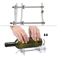 1 Set Bottle Glass DIY Tool Kit, Acrylic Roller Glass Bottle DIY Tools, Household Wine Bottle DIY Handcraft Tools