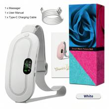 Menstrual Period Stomach Pain Heating Pad For Cramps With 3 Heat Levels And 4 Vibration Massage Modes For Women And Girls Gifts Cramps Heating Pad Portable Electric Fast Heating Belly Wrap Belt