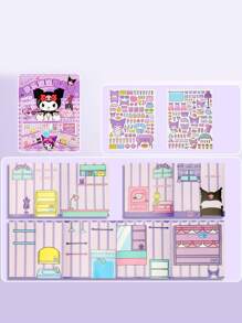 Sanrio Sanrio DIY Bubble Sticker Quiet Book With Lovely Kuromi Pattern, Exclusive Toy For Children
