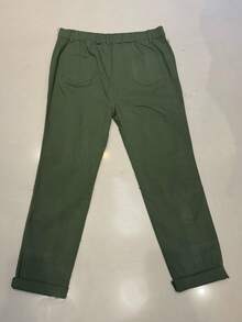 Twill Pants With Lots Of Elastane - 綠色 - 查看 2