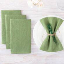 4pcs/Set Washable Dining Napkins, 40cm X 40cm, Suitable For Wedding, Party, Bridal Shower, Birthday, Table Decoration