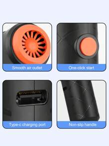 1 pièce Aspirateur de voiture sans fil Aspirateur portable mini sans fil pour voiture et maison Aspirateur sans fil haute aspiration Sèche-cheveux pour animaux de compagnie Aspirateur sans fil portable Souffler et aspirer Aspirateur multifonction (style aléatoire)