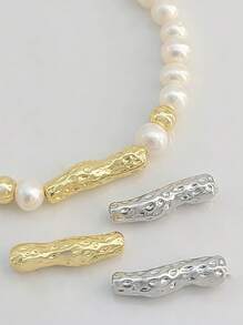 5pcs. Irregular Long Spacer Beads.Suitable For Necklaces, Bracelets, Beads, Key Rings Jewellery Making.DIY Accessories, Glamour Jewellery Accessories.Wedding Jewellery Accessories.Key Chains, Amulets, Decorative Pieces. Jewelry Making Supplies. Bracelets, Ornaments, Handicrafts And Daily Gifts. Handmade Accessory Beads.Back-To-School Season