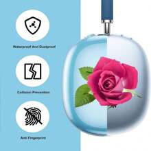 Kompatibel mit Max Gen 1 & 2, Rose Blumen Schutzhülle, transparente weiche Silikon Schutzhülle, romantische Rose TPU Schutzhülle, modische Rose Blumen Silikon Schutzhülle, Silikon Schutzhülle, wasserfest, staubdicht, fingerabdruckfest, kratzfest, stoßabsorbierend, 360° Komplettschutz, weiches Silikonmaterial, bequemer, leicht zu reinigen, verschiedene Farboptionen, tolles Geschenk