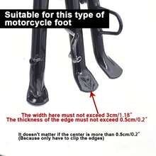 1pc Paddle For Motorcycle Support - Non-Slip Side Supporting Pad, Providing Maximum Stability And Comfort! - Multicolor - View 6