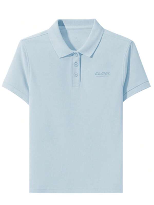 CAMEL CROWN 男士短袖Polo衫夏季运动polo衫翻领短袖休闲速干T恤上衣