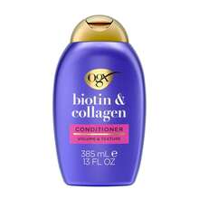 OGX Thick &Amp; Full + Biotin &Amp; Collagen Volumizing Conditioner, Nutrient-Infused Conditioner With Vitamin B7 Biotin Gives Hair Volume &Amp; Body For 72+ Hours, Sulfate-Free Surfactants, 13 Fl. Oz - 13 Fl Oz (Pack Of 1) - View 1
