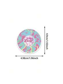 50pcs Book Lover-Themed Pink Stickers For Luggage, Phone Case, Tablet, Cartoon, School Supplies,Back To School - Multicolor F - View 2