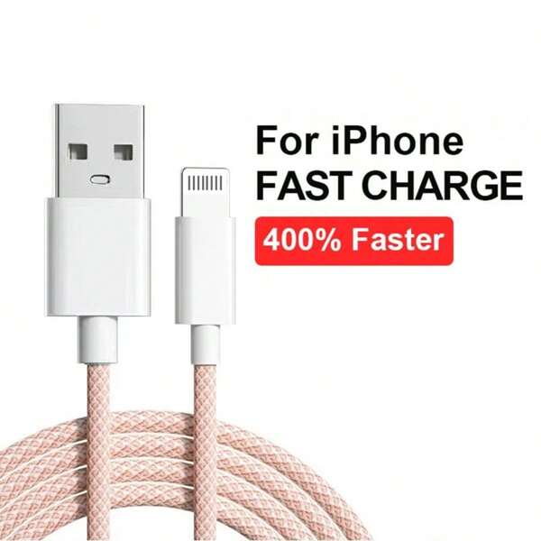 1m/1.5m/2m Fast Charging Nylon Braid Cable Fast Charging And Data Transfer Cable, Compatible With Tablet/Notebook Series,Compatible With IPhone 14 Pro Max, 14 Pro, 14 Plus, 13 Pro Max, 13 Pro, 13, 12 Pro, 12, 11, XS, XR, 8 Plus, 8, 7, 6, 5, SE, For IPad Lightning