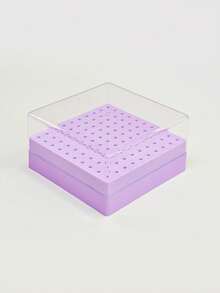 1pc New 100-Slot Beauty Nail Drill Bit Storage Box, Nail Drill Bit Display Stand & Organizer - Multicolor - View 13