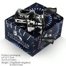 CISEA F321 路亚水滴轮 7.2:1 金属摇臂远投轮 彩绘钓鱼