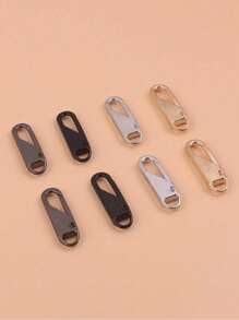 8pcs Metal Zipper Puller Instant Zipper Repair Kit, Suitable For Zippers Of Backpacks, Suitcases, Down Jackets, Boots, Etc Random Color