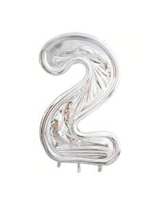 65 Inch Digital Shaped Aluminum Film Balloon Frame, Three-Dimensional Balloon Frame, Birthday Balloons, Anniversary Party, Wedding Decoration, Home Party Decor Balloons, Baloon, Bride To Be, Bridal Shower