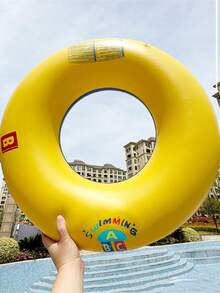 1 件超大加厚游泳圈，防倾覆，初学者游泳圈，男女款，充气水上浮圈 - 彩色 - 查看 7