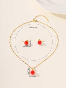 Conjunto de 3 Peças de Joias Minimalistas na Moda Versátil para Transporte, Colar, Gargantilha e Brincos de Pérola Falsa para Mulheres