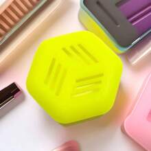 1pc Silicone Makeup Cosmetic Travel Container, Storage Box For Dry/Wet Makeup Sponge