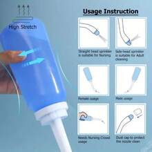 500ml Personal Cleansing Device, Portable Feminine Wash Rinser, Bidet Shower, Postpartum Cleaning, Random Style Packaging Box And Bag - Multicolor - View 6