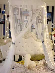 1/2Pcs Mosquito Mesh Net For Bed Canopy Large Dome Mosquito Net Hanging Bed Net Tent Hanging Fly Insect Repellent Dome Tent For Home And Outdoor - Multicolor - View 9