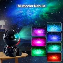Astronaut Embraces The Stars As A Galaxy Night Light With 8 Modes, Remote Control And 360" Rotation Function - USB Powered LED Star Projector For Bedroom Decoration, Game Room, Home Theater Ceiling - Perfect For Christmas And Halloween - Black - View 6