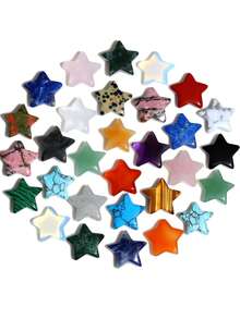 1/5/20/50PCS Star Opal Crystals, Healing Crystal Polished Stones, Replenish Sacred Meditation Energy, Reiki Balancing Mother's Day Crystals Gift For Women Men - Opal - View 12