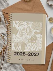 BUBU 1 pieza Planificador de calendario de 52 semanas + Pegatinas de índice. Este cuaderno espiral semanal y diario es un planificador de citas de 52 semanas que mejora la productividad, suministros de oficina, calendario para adultos y organizador personal, útiles escolares