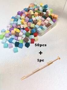 美甲工具泡泡糖海绵夹不锈钢防滑专业腮红渐变金属夹 - 彩色 - 查看 15