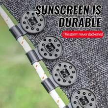 100pcs Sunshade Cloth Fixing Clip, Sunshade Cloth Buckle, Suitable For Fixing Mesh, Greenhouse, Terrace And Garden Plant Cover, PP Material, Sturdy, Gardening Clip - Black - View 2