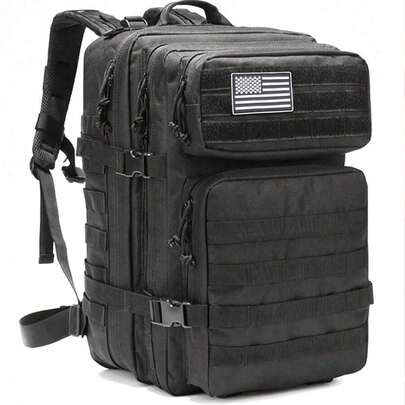 1pc 45L Military Tactical Backpack, Unisex Assault Pack Outdoor Travel Bag