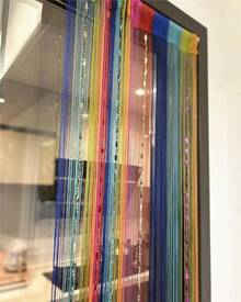 100cmX200cm Decorative Door String Curtain Beads Wall Panel Fringe Window Room Divider Blind For Wedding Coffee House Parts Door Divider Beads Tassel Screen Decoration (Colorfull 25) - Colorful 25 - View 5