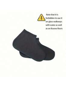 Waterproof Silicone Shoe Covers - Non-Slip & Reusable For Outdoor Rainy Days, Hiking, Cycling