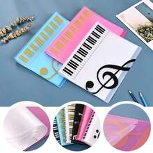 Bìa đựng bản nhạc guitar 40 ngăn hai mặt, khổ A4, 80 trang - Nhiều màu - Xem 8