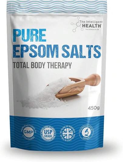 The Intelligent Health Pure Epsom Salts Magnesium Sulphate Bath Salt (1 Kg (Pack Of 1))