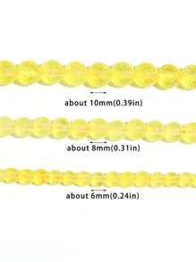 6/8/10mm Natural Round Loose Beads, DIY Bracelet Necklace Jewelry, Suitable For Couples Bracelets, Phone Chain, Key Chains, Findings