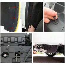 651-Piece Car Rivet Clips Set With 16 Types Of Plastic Trim Clips, Bumper Mounting Clips, Liner Fasteners, And 1pcs Removal Tool,Heavy-Duty Nylon Retainer Clips For Bumper, Door Panel, Splash Shield | Includes Removal Tools & Storage Box - 黑色 - 查看 7