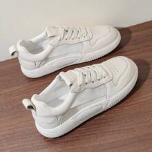 Women Canvas Shoes - 6633 白色牛皮版 - 查看 4