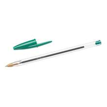 BIC Cristal Original Ballpoint , Comfortable Biro Pens, Medium Point (1.0mm), Assorted Colours, Pack Of 10 - 1 - Xem 5