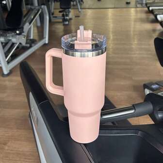 1 件 1200ML/40oz 带手柄保温杯，304 不锈钢真空保温旅行杯，可保持饮料冷热，适用于汽车