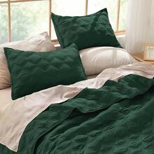 Size Quilt Bedding Set Teal - Full Lightweight Comforter Bedspreads & Coverlets Turquoise - Bedding Cover Bed Decor All Season - 3 Pieces (1 Quilt, 2 Pillowcases) - 07 - 翠綠色 - 查看 4