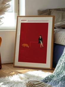 1pc Unframed, Fleabag Poster, Minimalist Movie Poster, Wall Art Print, Printable Wall Art, Movie Print, Gift Idea - Multicolor - View 4