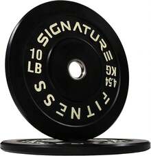 Fitvids  Bumper Plates, 2" Weight Plates For Strength Training &Amp; Weightlifting, Pairs, Sets Or Sets With 7FT Barbell, Multiple Options - 10 Lbs - View 2