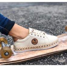 Women's Casual Fabric Tie Knot Braided Sneakers Year Round Women's Espadrille Rope Sole Sneakers Burgundy Holiday Wedding School Vacation Party Office Home Outdoor - 黑色 - 查看 2