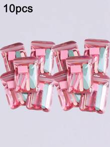 1/5/10 Packs Manicure And Pedicure Set , Mini Nail File And Wooden Nail Stick Set, Double-Sided Nail File, Wooden Cuticle Pusher, Nail Cleaning Tools, Nail Stick, Acrylic Nail Art Brush, For DIY Nail Polishing Care