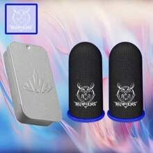 Premium Deer Design Gaming Finger Sleeve - Seamless Touchscreen Gloves, Sweat-Wicking & Breathable Thumb Sleeves, Made Of Carbon Fiber Material, Comfortable & Precise Grip Enhancement, Suitable For Gamers, Compatible With All Smartphone Games