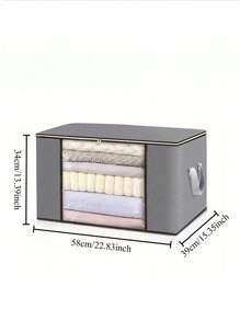 Große-Kapazität dicke Vlies-Aufbewahrungstasche - Organisationstasche - zum Aufbewahren von Kleidung und Garderobe - zum Umzug und Verpacken von Gepäck, Decken - Aufbewahrungstasche