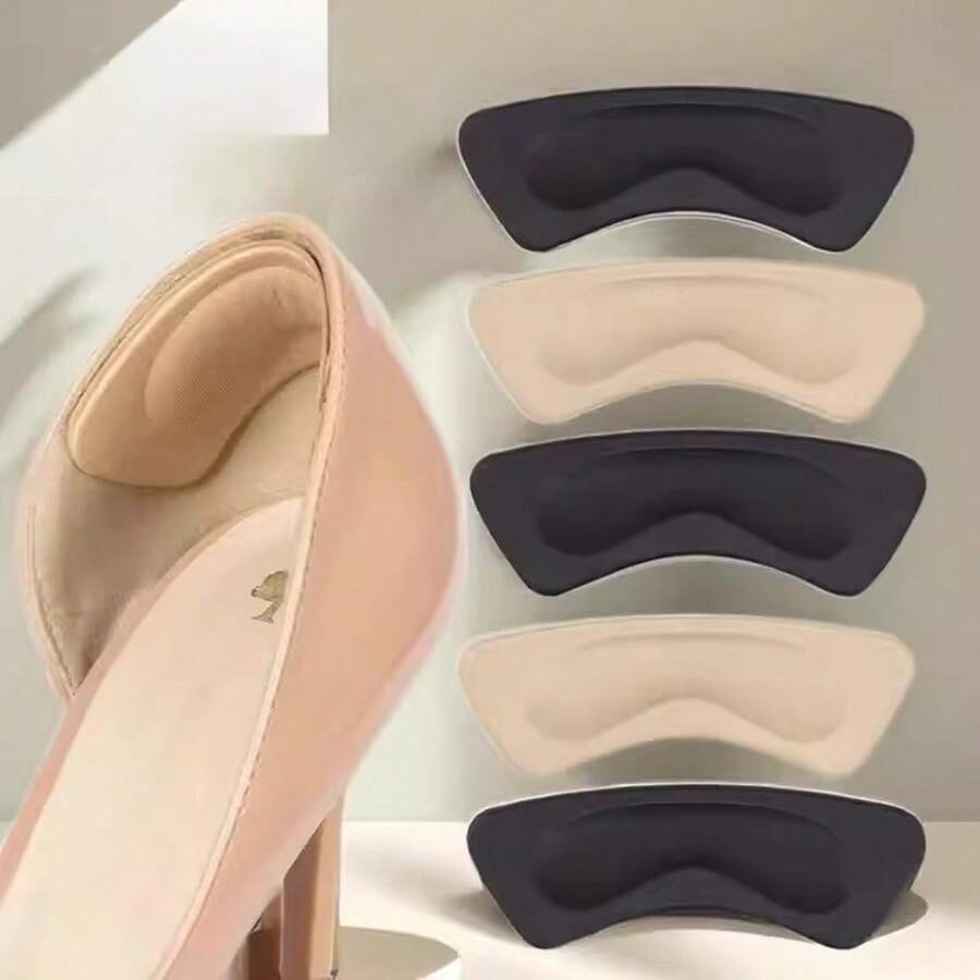 2/10/20Pcs Heel Pads For Too Big Shoes Self-Adhesive Heel Protectors Heel Inserts Improve Shoe Fit And Comfort Prevent Heel Slippage And Blisters,Shoes And Boots Accessories - Multicolor - View 1