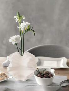 1 件珊瑚花瓶家居装饰 - 现代陶瓷花瓶 - 波西米亚风花瓶家居装饰雕塑作品适用于咖啡桌书架客厅